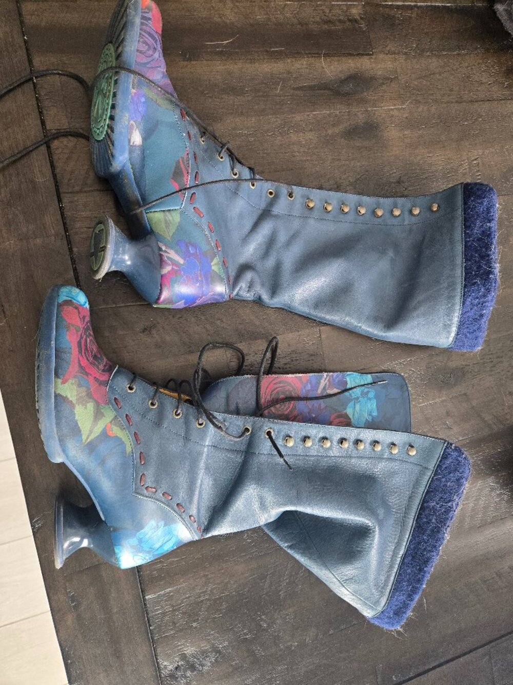 Fluevog high heel boots